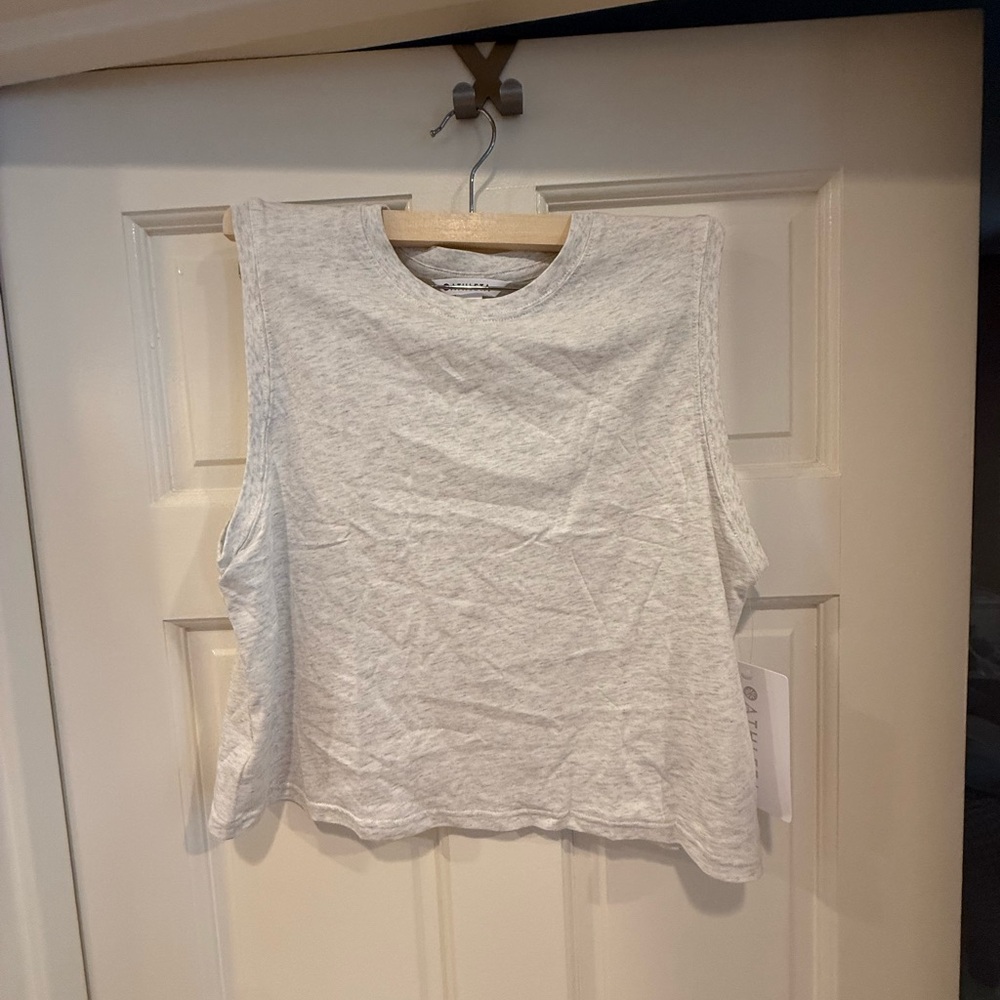 Athleta Light Gray Tank Top